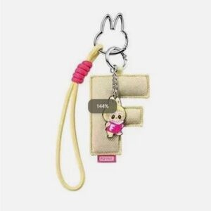 Authentic Popmart Letter F Keychain